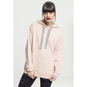 Urban Classics Ladies Oversize Hoody lightrose/grey kép