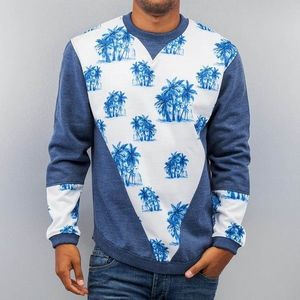 Just Rhyse Palms Sweatshirt Blue kép