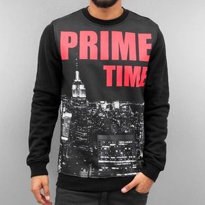 Just Rhyse Prime Time Sweater Black kép