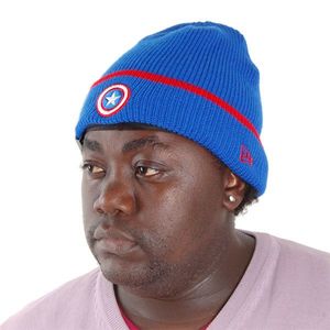 New Era Pop Cuff Knit Captain America Official Cap kép