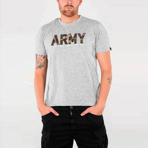 Férfi póló Alpha Industries Army Camo T-shirt Grey kép
