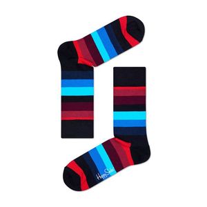 Happy Socks Stripe zokni, fekete kép