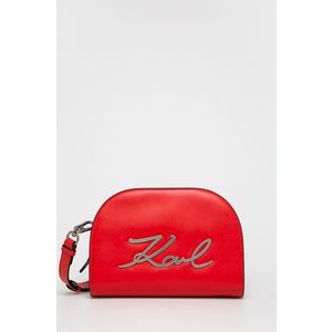 Piros bőr táska kép
