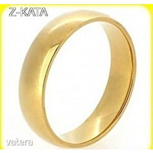 Csoda szép arany filled eljegyzési karika gyűrű 21 mm es AKCIÓ kép