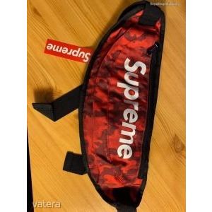 SUPREME VÁLL/ÖV Táska (ÚJ) Unisex 2L DIGIT CAMO RED (Ingyen kiszállítás) kép