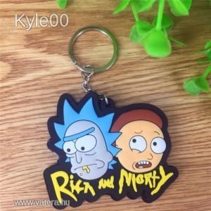 1Ft Rick And Morty figura rick és morty kulcstartó kulcs karika kép