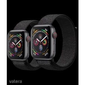 Apple óra 4 széria + cellular a képen látható Szűrke színben Bontatlan 1 év gyártói garancia 44mm kép