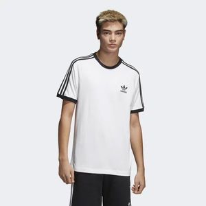 Férfi Pólo Adidas 3-Stripes Tee White kép