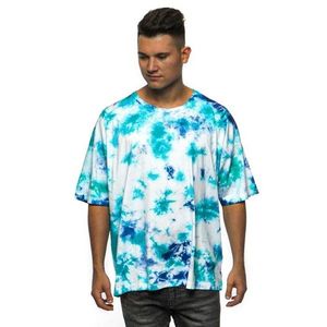 Cayler & Sons CSBL Meaning Of Life Tie Dye Box Tee white/blue kép