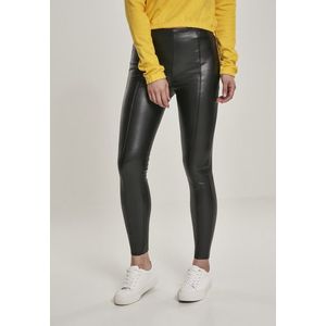 Urban Classics Ladies Faux Leather Skinny Pants black kép