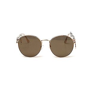 Jeepers Peepers Sunglasses Gold Round With Jeepers Temple (JP181023) kép