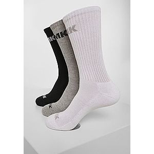 Mr. Tee AMK Socks 3-Pack black/grey/white kép