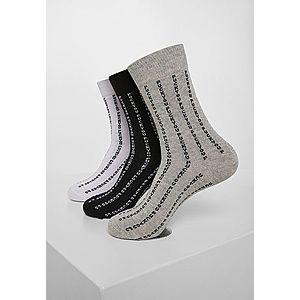 Mr. Tee Fuck You Socks 3-Pack black/grey/white kép