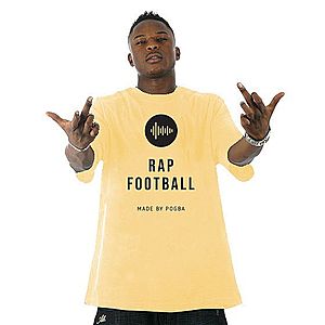 Rap & Football Tee Yellow kép