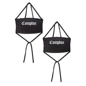 Mister Tee Kendő 'Compton' fekete / fehér kép