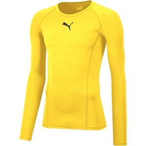 Puma LIGA BASELAYER TEE LS Férfi funkcionális póló, sárga, méret XL kép