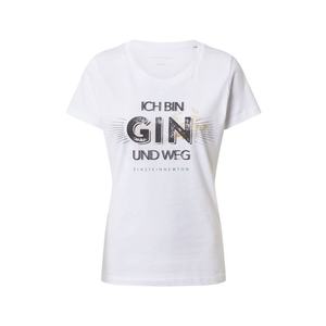 EINSTEIN & NEWTON Póló 'Gin Weg' arany / piszkosfehér / fekete kép