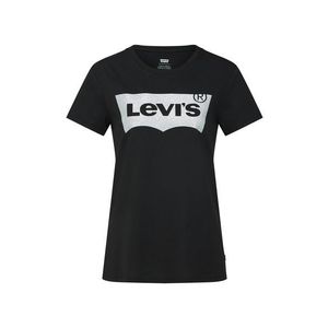 LEVI'S Póló 'THE PERFECT TEE BLACKS' fekete / ezüst kép