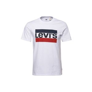 LEVI'S ® Póló 'Sportswear Logo Graphic' tengerészkék / kárminvörös / fekete / fehér kép