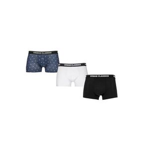 Urban Classics Boxer Shorts 3-Pack flamingo aop+wht+blk kép