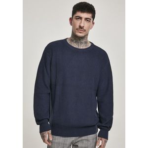 Urban Classics Cardigan Stitch Sweater midnightnavy kép