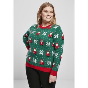 Urban Classics Ladies Santa Christmas Sweater x-masgreen kép