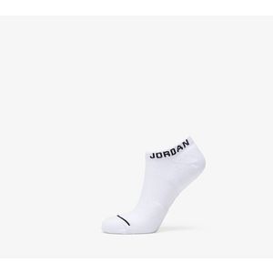 Jordan Everyday Max No Show Socks 3-Pack White/ White/ White/ Black kép