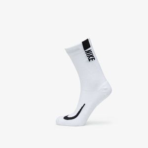 Nike Multiplier Crew Sock 2-Pack White/ Black kép
