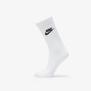 Nike Sportswear Everyday Essential Crew Socks 3-Pack White/ Black kép