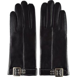Semiline Woman's Women Leather Antibacterial Gloves P8210 kép