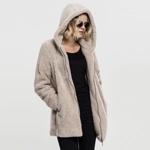 Urban Classics Ladies Sherpa Jacket sand kép