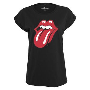 Mr. Tee Rolling Stones Tongue Ladies Tee black kép