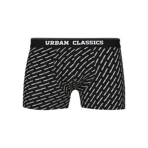 Urban Classics Boxer Shorts 5-Pack bur/dkblu+wht/blk+wht+aop+blk kép