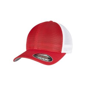 Urban Classics FLEXFIT 360 OMNIMESH CAP 2-TONE red/white kép
