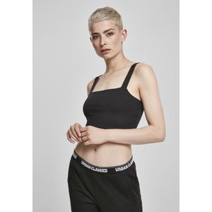 Urban Classics Ladies Cropped Top black kép