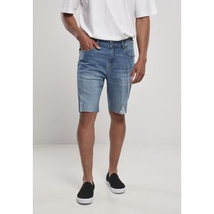 Urban Classics Relaxed Fit Jeans Shorts light destroyed washed kép