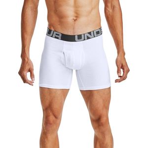 Under Armour Charged Cotton 6In 3 Pack White/ White kép
