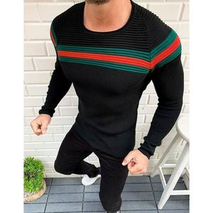Black men's pullover sweater WX1611 kép