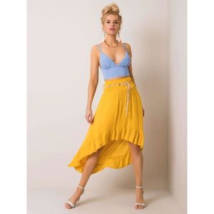 Yellow asymmetrical skirt kép