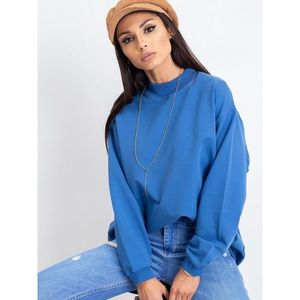 Basic blue cotton sweatshirt kép