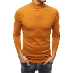 Men's yellow turtleneck sweater WX1519 kép