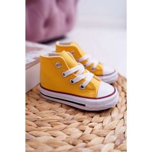 Children's Sneakers High Yellow Filemon kép