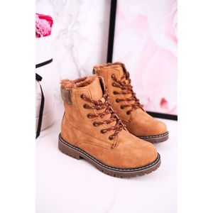 Children's Boots Insulated With Fur Camel London kép