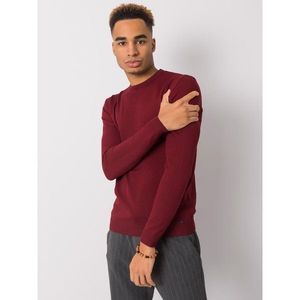 LIWALI burgundy sweater for a man kép