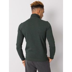 Khaki men´s LIWALI turtleneck sweater kép