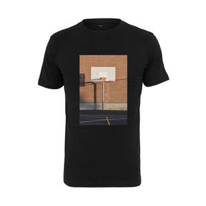 Mister Tee Póló 'Pizza Basketball Court' fekete / vegyes színek kép