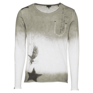 Key Largo Póló 'ENDEAVOUR' khaki / fehér / fekete kép
