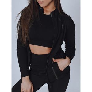 IDA black TY1722 sweatshirt / softshell jacket for women kép