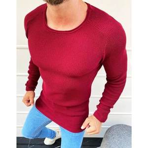 Maroon men's pullover sweater WX1614 kép