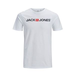 JACK & JONES Póló fekete / piros / fehér kép